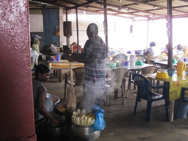 Behind Legon’s Bush Canteen