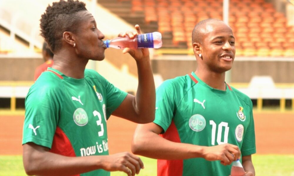 Dede Ayew and Asamoah Gyan