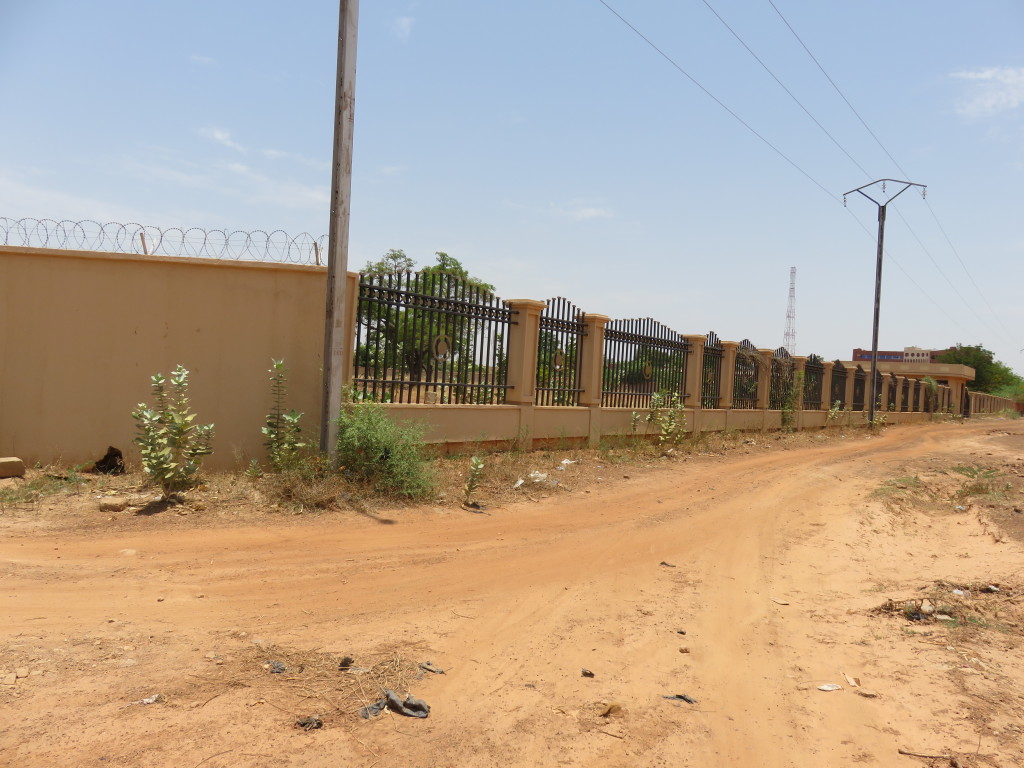 Ghana Embassy Fence wall in Ouagadougou