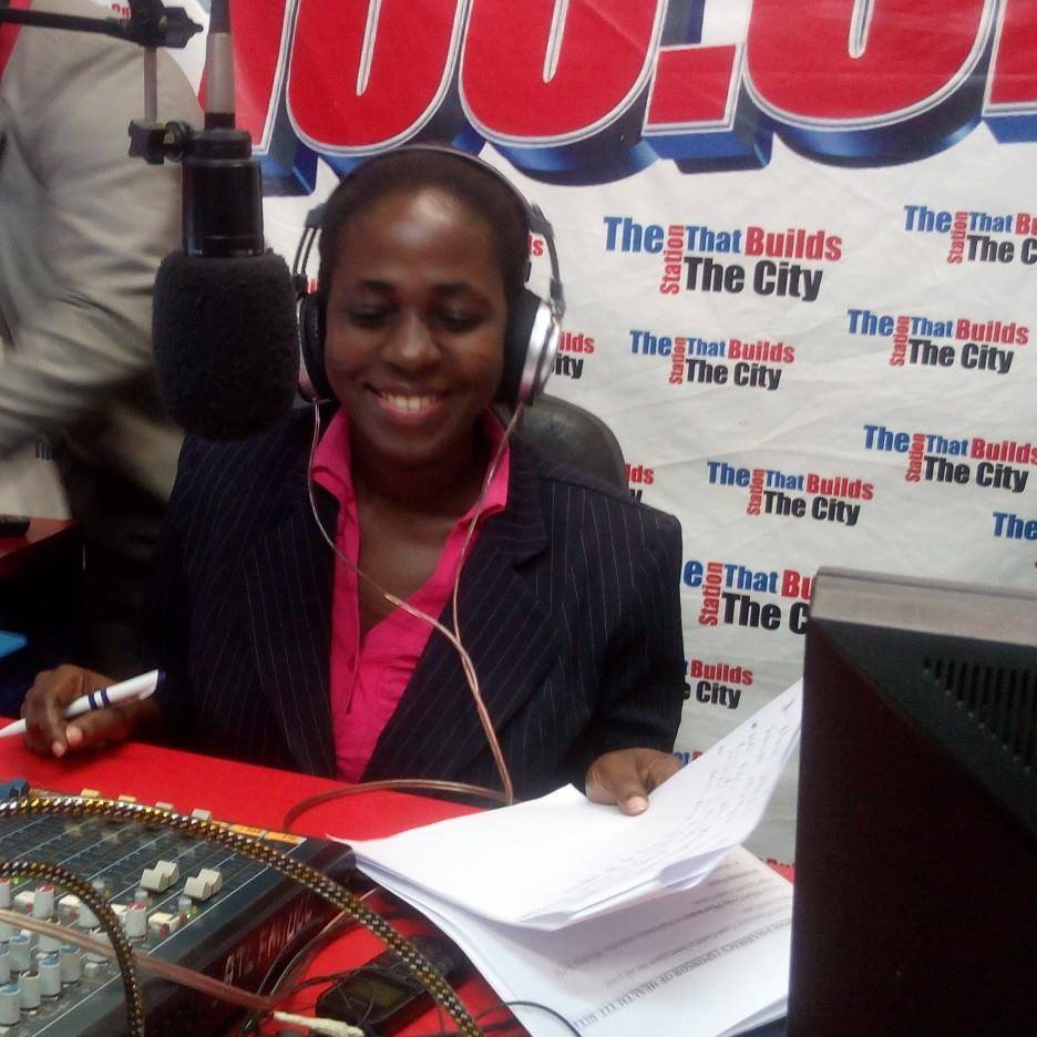 Mary Ama Bawa, the host of ATL FM's morning show