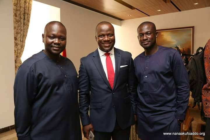 From left to right, Francis Asenso-Okyere, Samuel Abu Jinapor and Eugene Arhin are some of Akufo-Addo's young appointees