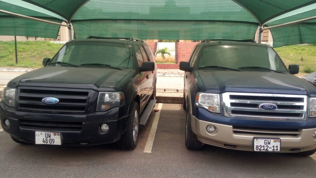 The Ford Expedition given to President John Mahama by the Burkinabe Contractor