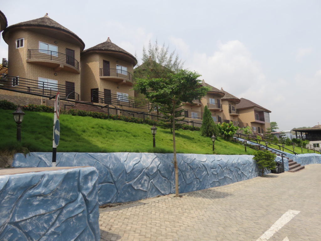 The chalets at Volta Serene Hotel