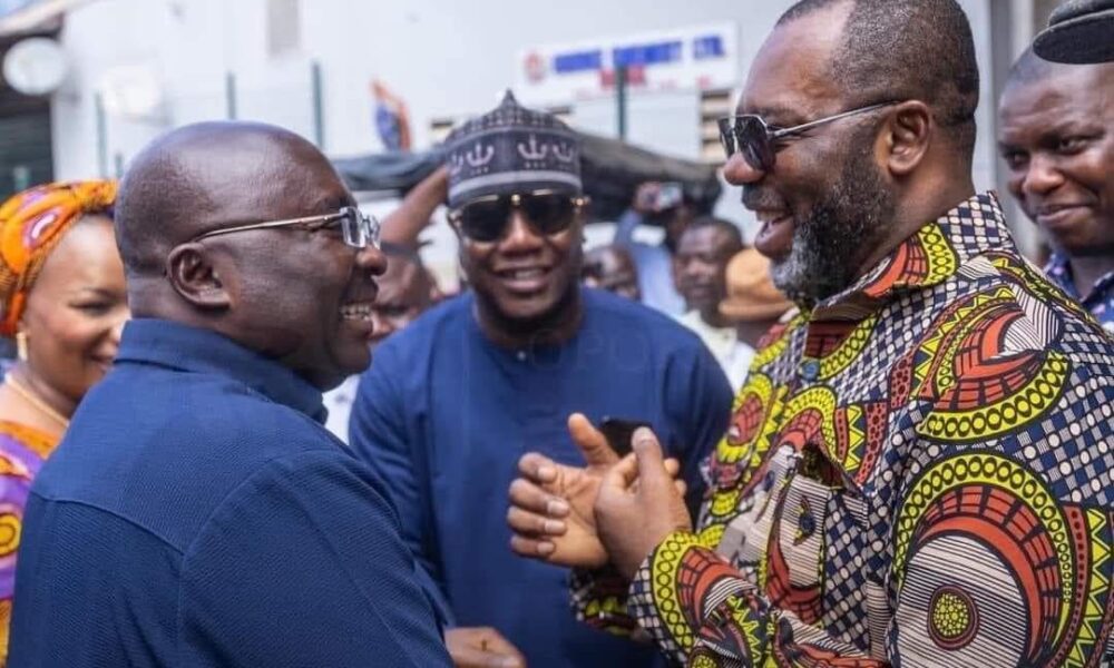 Dr. Mahamudu Bawumia (Left) and his running mate, Dr. Matthew Opoku Prempeh (Napo)