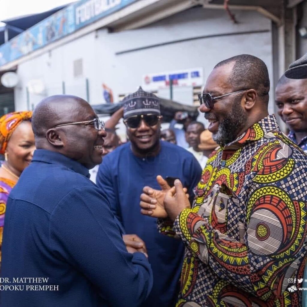 Dr. Mahamudu Bawumia (Left) and his running mate, Dr. Matthew Opoku Prempeh (Napo) 