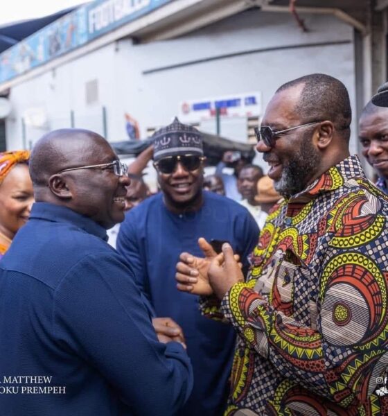 Dr. Mahamudu Bawumia (Left) and his running mate, Dr. Matthew Opoku Prempeh (Napo)